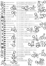 Unscramble the words and match ACTIVITIES - occupations - jobs