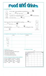 English worksheet: likes