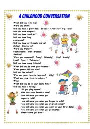 Conversation about your childhood