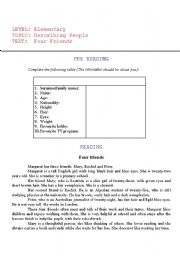 English worksheet: Describing People