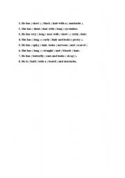 English worksheet: Adjectives Listening Quiz