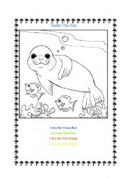 Under The Sea Coloring Page