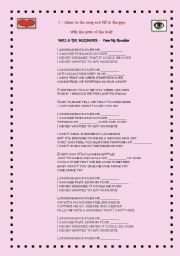 English worksheet: Song - Body