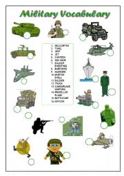 Military Matching Activity