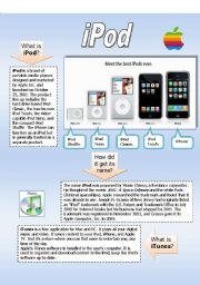 English Worksheet: iPod