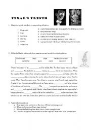 English Worksheet: Pixars Presto