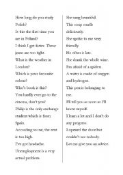 English Worksheet: Errors