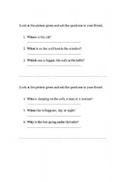 English worksheet: Tell your friend