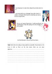 English worksheet: Sequence of adjectives