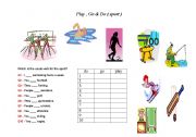 English worksheet: sports ( vocabulary )