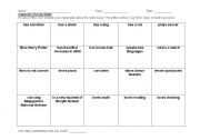 English Worksheet: Classroom Survey Game