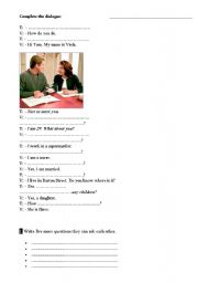 English Worksheet: speak up!