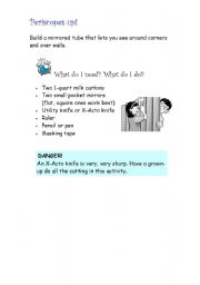 English worksheet: Periscopes up!