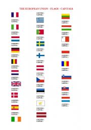 THE EUROPEAN UNION FLAGS