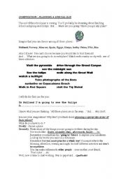 English Worksheet: Planning a day out