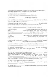 English Worksheet: present perfect