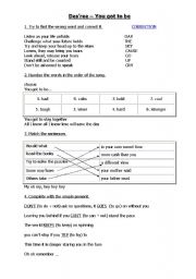 English worksheet: Listening exercises - Song Desree