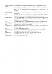 English worksheet: Role Play
