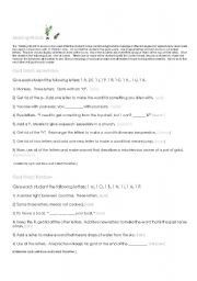 English worksheet: Leprechaun 