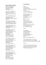 English Worksheet: carol
