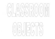 English worksheet: Classroom objects poster
