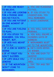 English Worksheet: match the proverb