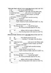 English worksheet: 