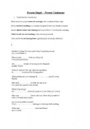 English Worksheet: Present Simple