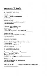 English Worksheet: MICHELLE