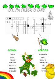 St. Patricks Crossword