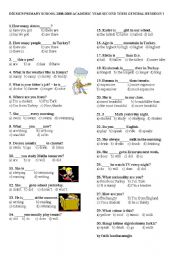 General Revision-Multiple Choise