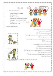 English Worksheet: Writing in process