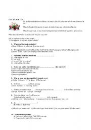 English worksheet: MULTIPLE CHOICE TEST FOR 8TH GRADES