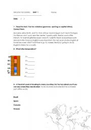 English Worksheet: Examan of a book