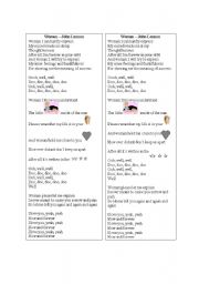 English Worksheet: Song to celebrate womans day