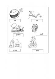 English worksheet: Toys