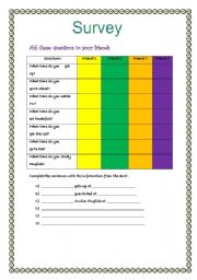 English Worksheet: How often do you...