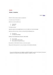 English Worksheet: adverbs