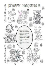 English Worksheet: Happy Easter!