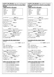 English Worksheet: red hot chilli peppers altered version