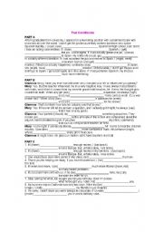 English Worksheet: conditionals