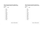 English worksheet: Noun formation- - occupations from verbs