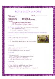 daddy day care movie review worksheet answers