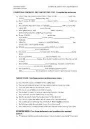 English Worksheet: Grammar revision activities (front page)
