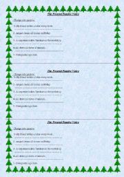 English worksheet: The present Passive