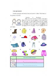 English Worksheet: Carla and Andrew