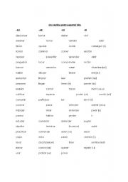 English worksheet: spanish two verbs