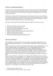 English Worksheet: readings