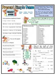 English Worksheet: PRESENT SIMPLE - frequency adverbs
