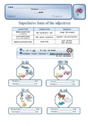 English Worksheet: Superlative